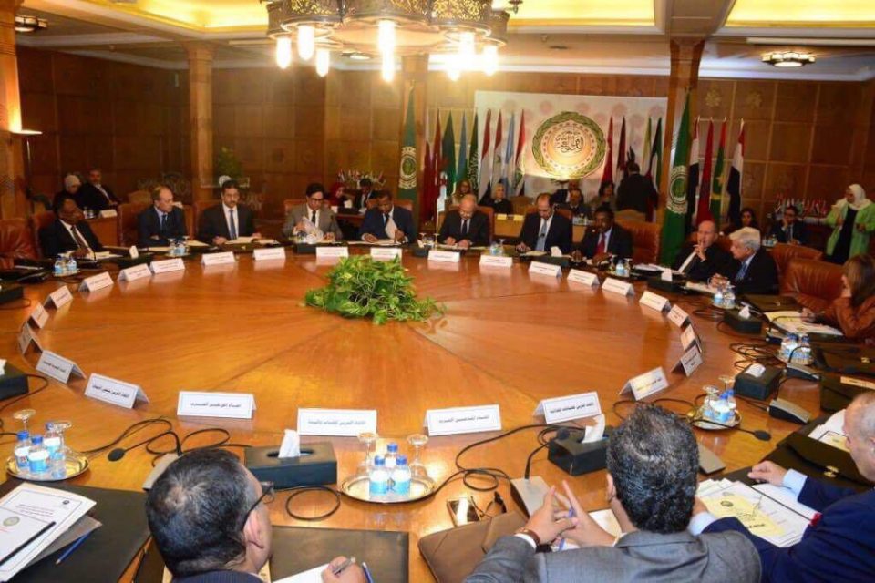 The first meeting of the Executive Office of the Arab League
